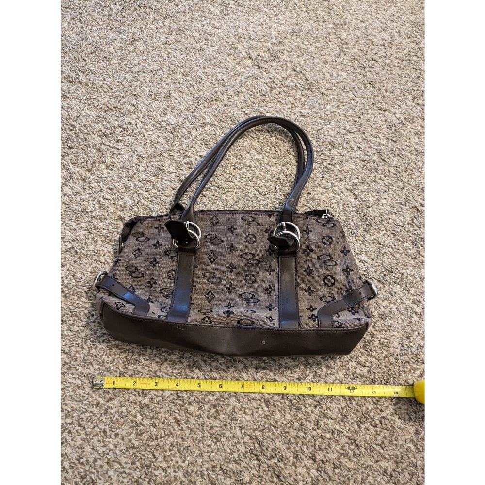 Gigi Olivia Women's Purse Shoulder Bag Handbag Brown Leather Zip Close - Picture 3 of 6